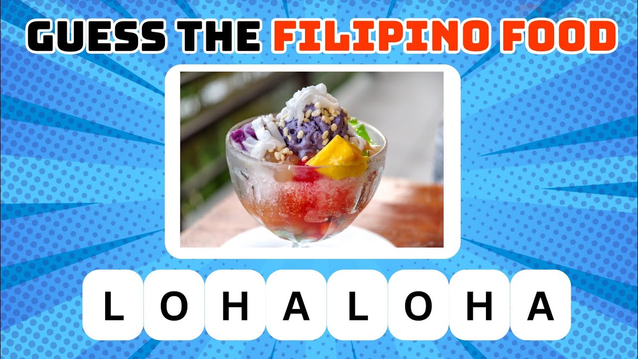 Guess the Filipino Food l Cher Jhoy