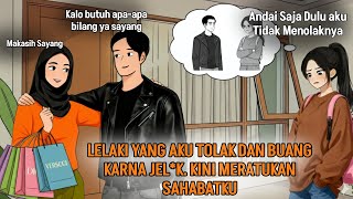 LEBIH BAHAGIA DENGAN SI TAMPAN ATAU SI MAPAN?. ib True story #animasidrama