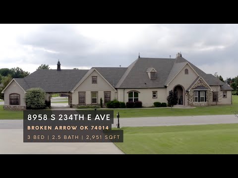 8958 S 234th E Ave, Broken Arrow, OK home video tour