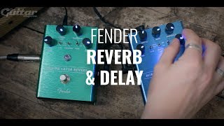 Fender Marine Layer Reverb & Mirror Image Delay hands-on pedal demo