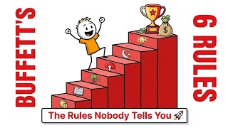 Warren Buffett's 6 Rules for Money That Nobody Teaches You |  Turned $6,000 Into $100 Billion