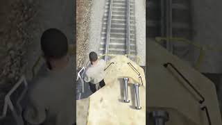 train hijacking GTA V #viral #gta #gta6 #shorts