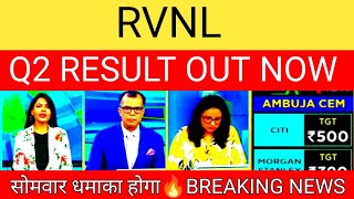 RVNL SHARE NEWS | RVNL SHARE LATEST NEWS | RVNL SHARE Q2 RESULT |