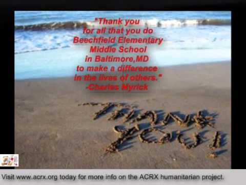 Beechfield Elementary Middle School Receive Tribute & Coupons by Charles Myrick of ACRX