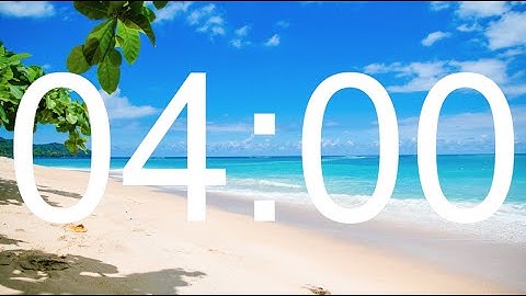 4 MINUTE COUNTDOWN TIMER WITH DANCE MUSIC & VOCALS 2020 TIMER ⏰ BEST CLEANING MUSIC COUNTDOWN TIMERS