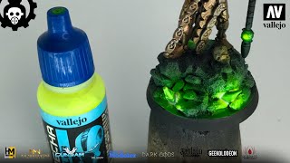 HOW TO Base Necrons and PAINT Green OSL | Lord Hasmoteph | Vallejo Colors