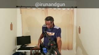 Dry fire drills with commentary - Draw from a retention holster and rifle to pistol transitions