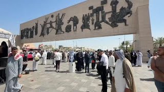 Iraqi farmers rally in Baghdad to demand more government support