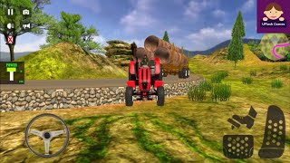 Tractor Trolley Farming Game Tractor Games #gameplay  #game #tractor #uflashGames screenshot 5