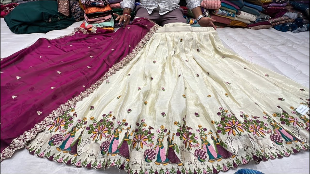 chickpet Bangalore wholesale lehangas||Single piece courier available