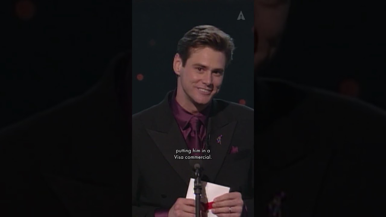 Jim Carrey's VFX PSA Warning at the Oscars!