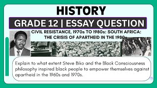 History Grade 12: Steve Biko and Black Consciousness | Essay