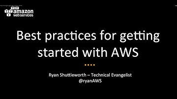 Journey Through the Cloud Webinar | Best Practices for Getting Started in the AWS Cloud