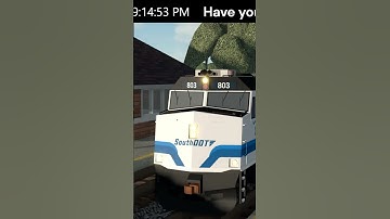 Southline metra train arrives at station