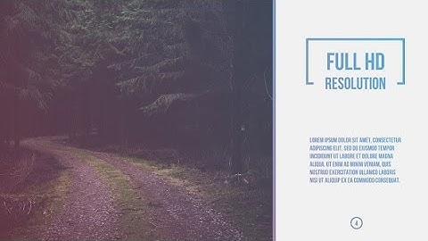After Effects Template: Minimal Slides