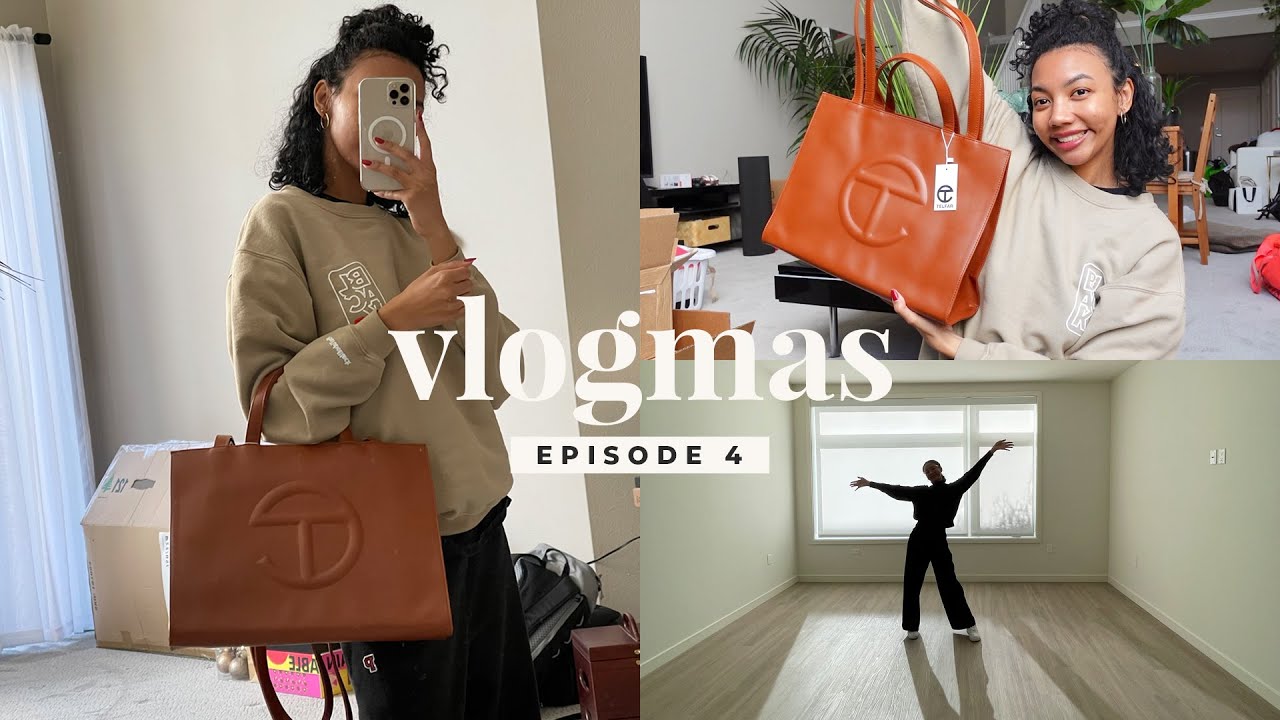 Telfar Bag Unboxing, Getting My Keys, Move Prep! vlogmas ep. 4 YouTube