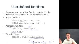 2   8   SQL for Data Science  User Defined Functions 7 59