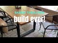 VEVOR Set of 2 Steel Table Legs