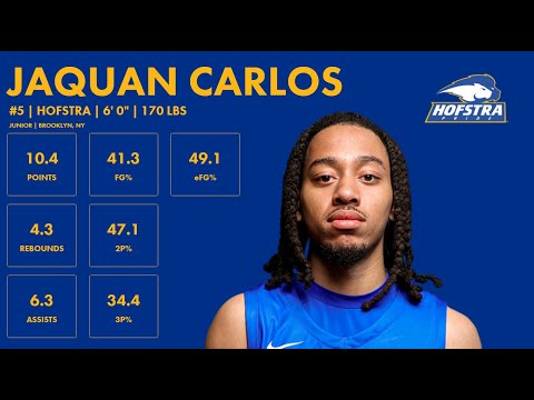 Jaquan Carlos - Hofstra - 2023-24 Transfer Portal Highlights