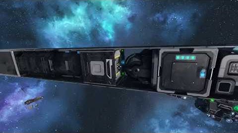 Space Engineers - Raycast Guided Pistodoor Missile Test (Vanilla Clangdrive)