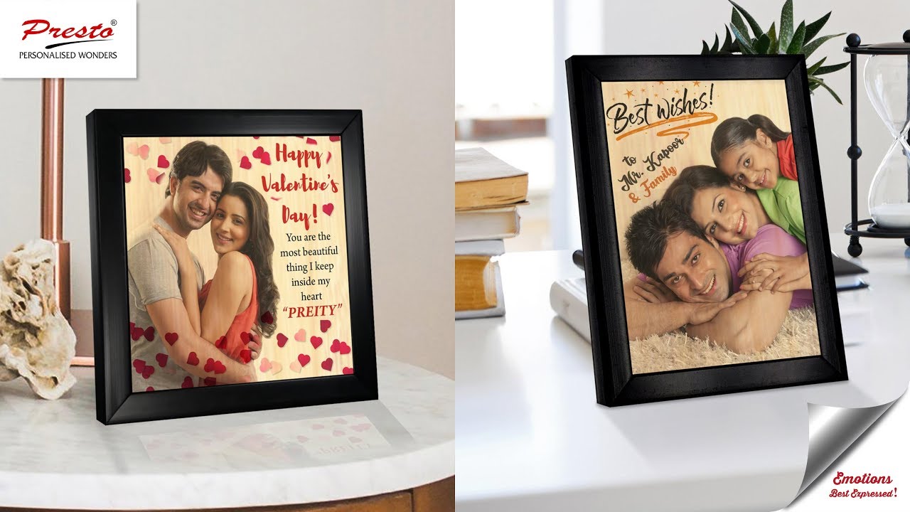 Sublimatable Picture Frame Presto Wonders Sublimatable Wooden Photo Frame - YouTube