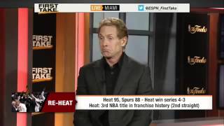 First Take   Skip Bayless is devastated Lebron wins again