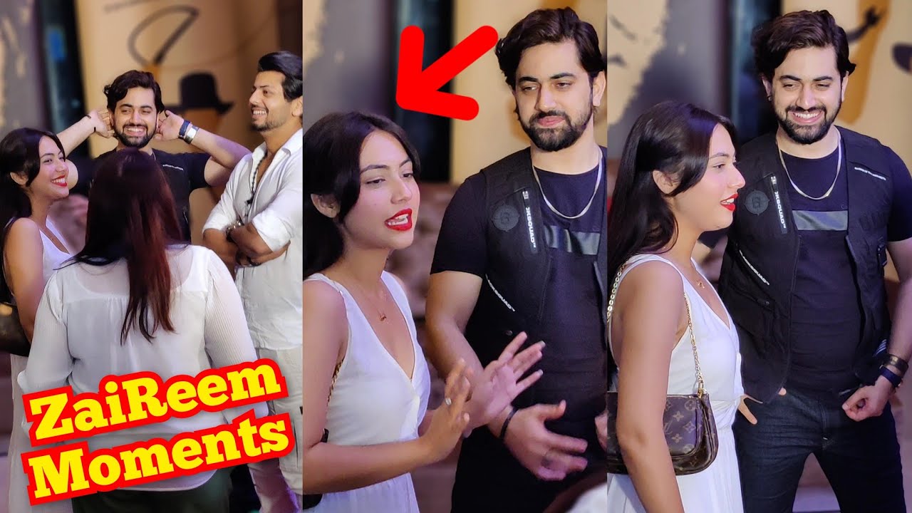 Reem Shaikh With Zain Imam Waiting for Siddharth Nigam while They Are Gossiping with Abhishek Nigam