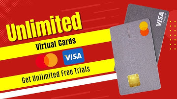 How to Get Unlimited Virtual Cards for Free Trials #trials #visa