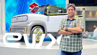 Upcoming Maruti Suzuki eWX Electric showcased at Bangkok Motorshow | India Launch Next Year