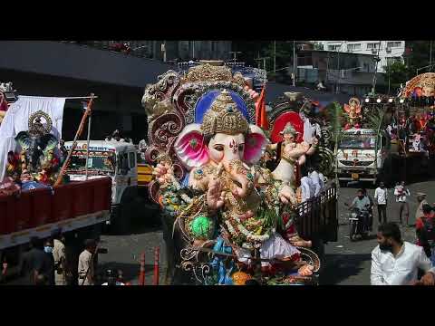 Ganesh Nimajjanam - Big Ganesh nimajjanam in Tank Bund - Hyderabad Ganpati Visarjan #ganeshvisarjan