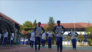 tugas praktek olahraga 'senam' 9c SMPN 45 bandung (kelompok 2) 