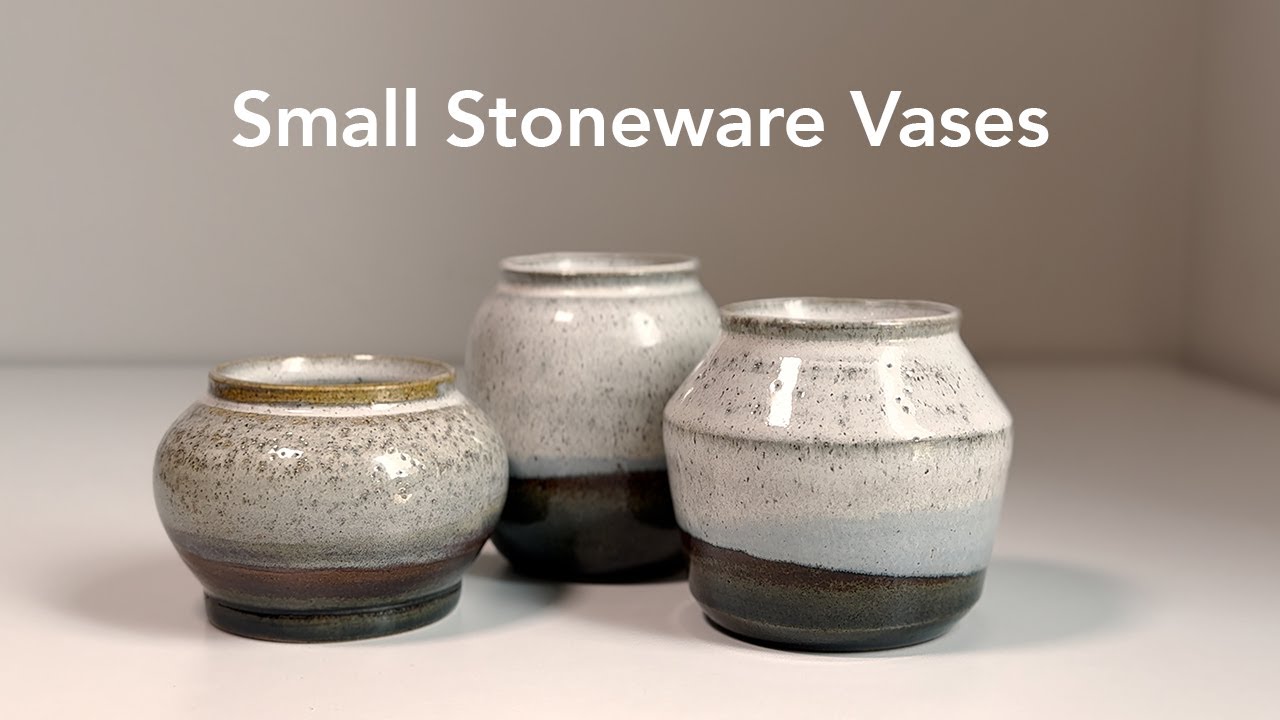 Throwing small vases