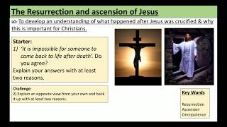 GCSE Beliefs Revision 3 - Resurrection & Ascencion