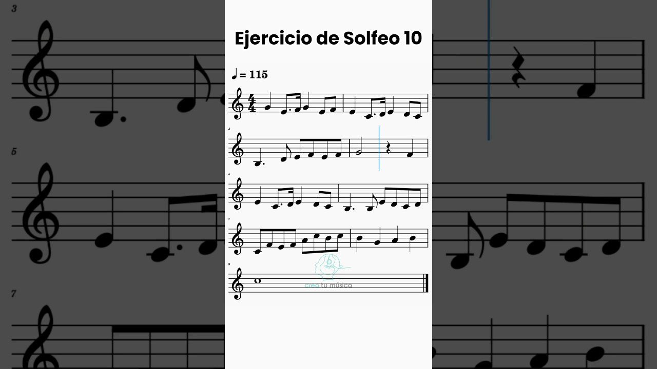 Ejercicio de Solfeo 10