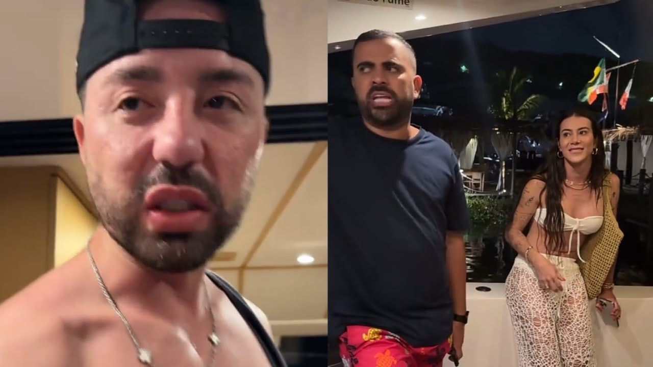 Apoline e Rico passaram o domingo com o Carlinhos Maia e amigos