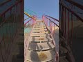 Waterslide parkour free running PoV 🥳#playground #waterslides #shortslife