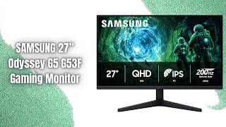 Samsung 27” Odyssey G5 G53F Review | QHD 200Hz IPS Gaming Monitor!