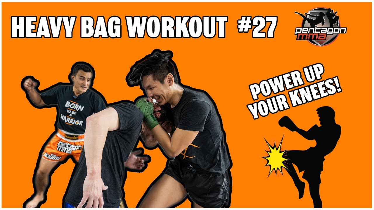 Power up your Knees! Muay Thai and Kickboxing Heavy Bag Workout 27