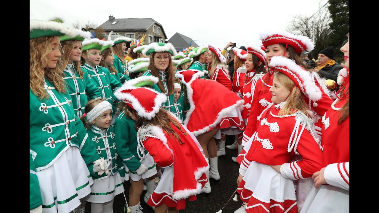 Carnaval de Jalhay 2024 : le règne des majorettes et des lanciers