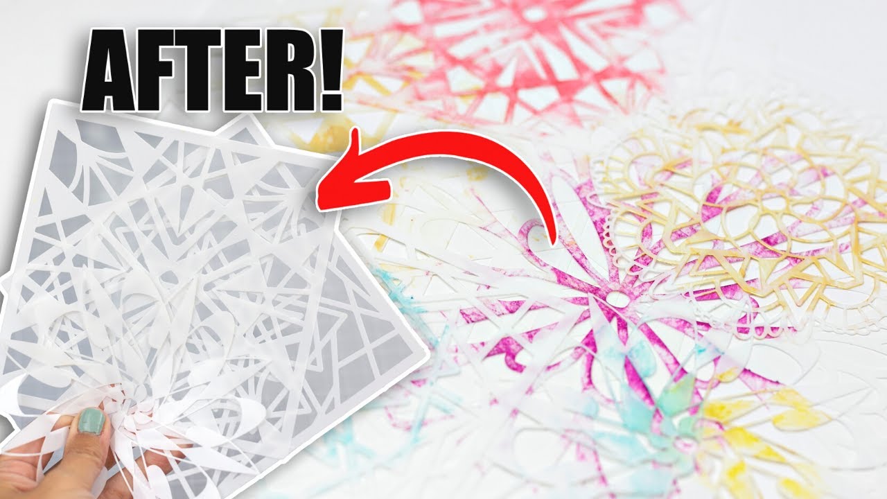 The SECRET to CLEAN STENCILS! 