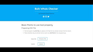 Free Bulk WHOIS Checker: Unlimited Domains, 50 TLDs and 12 ccTLD Support