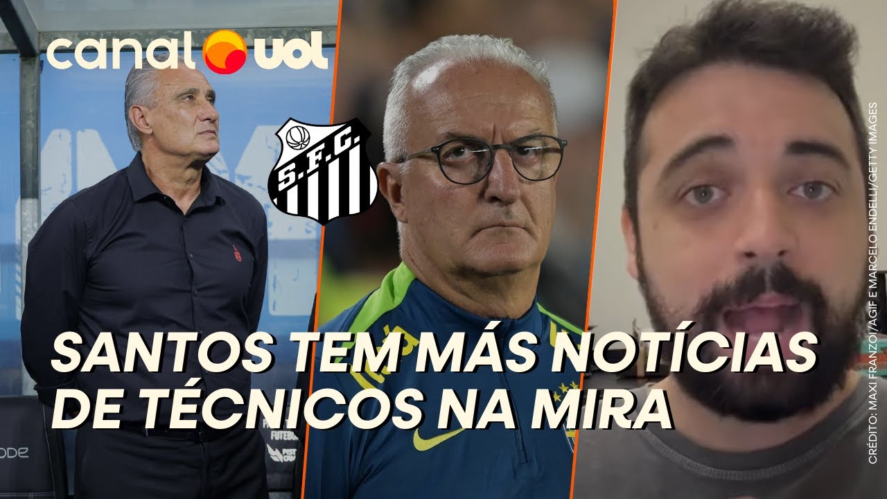 Santos tem notícias ruins de três alvos para substituir Caixinha