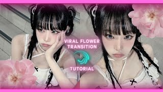 VIRAL FLOWER TRANSITION TUTORIAL ( ALIGHT MOTION) BEGINNERS FRIENDLY 
