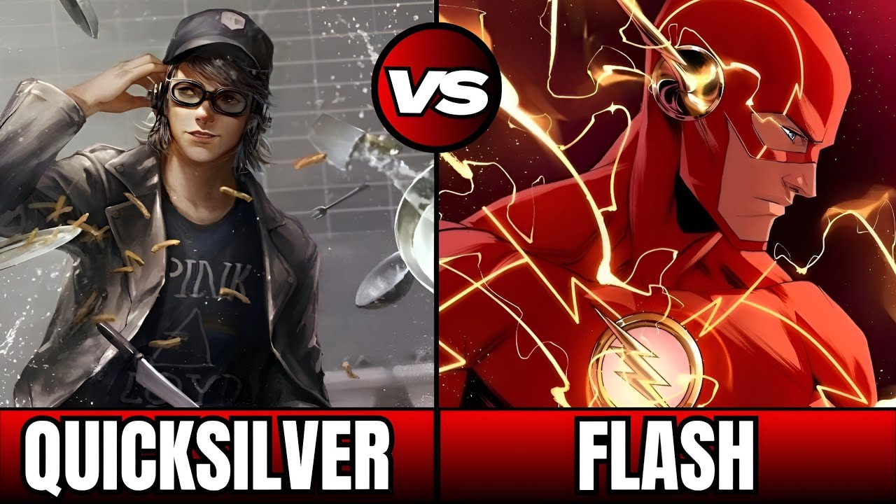 FLASH VS QUICKSILVER | BATTLE COMPARISON | IN HINDI || SAM