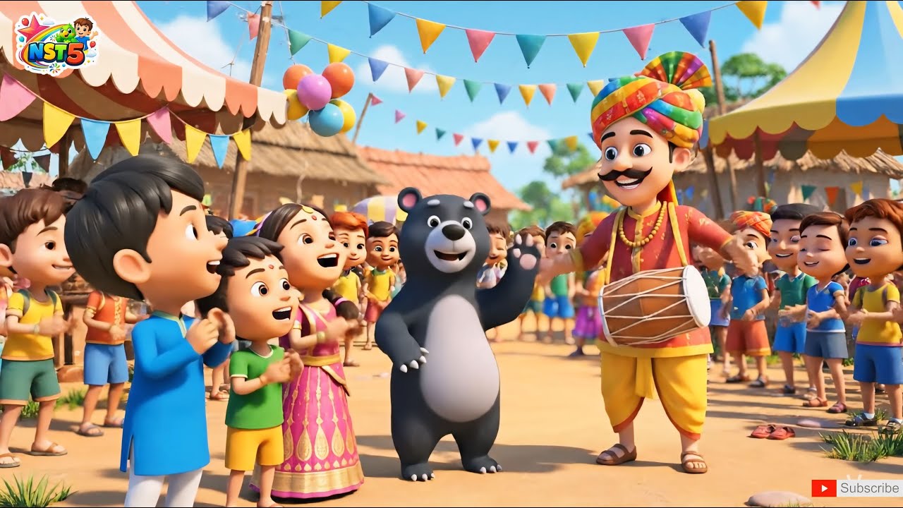 कालू मदारी आया | Kalu Madari aaya | NST5 | Nursery Rhyme | Kids Learning Rhymes