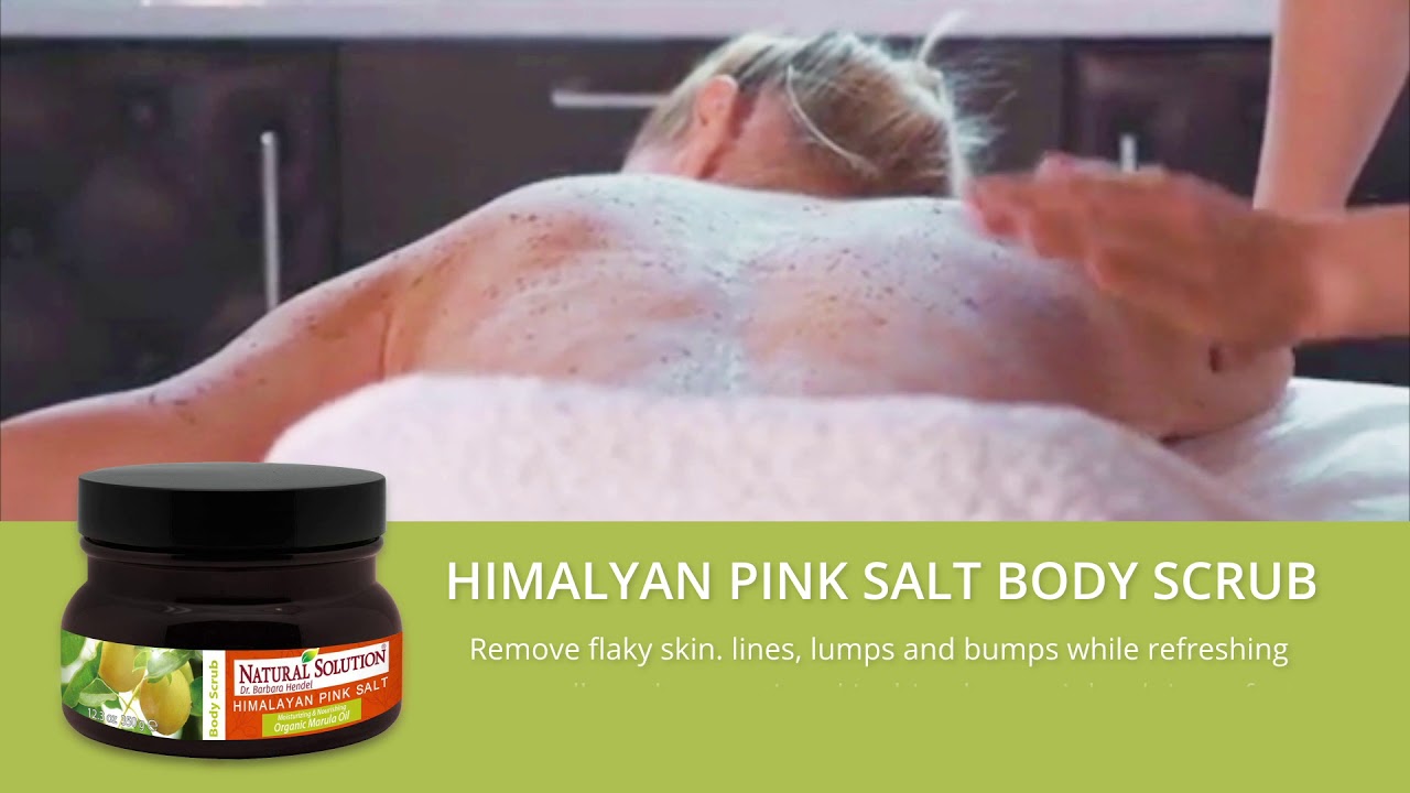 Natural Solution Himalayan Pink Salt Marula Body Scrub