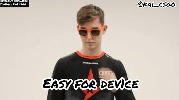 How dev1ce really plays cs:go