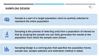 Business Research Methods:- Sampling Design Part 1