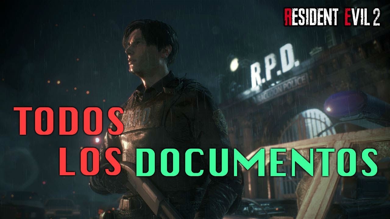 Resident Evil 2 Remake | Todos Los Documentos - YouTube