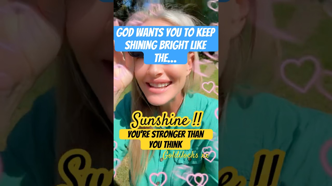 Your message. Keep shining.